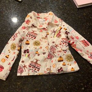 Super cute jacket with pretty print